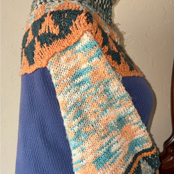 Free People Multicolor Cowl Neck Sweater - Picture 5 of 5